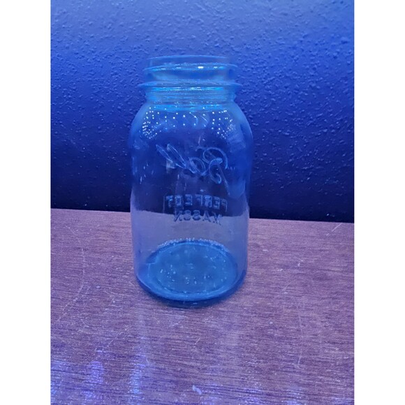 Vintage Ball Perfect Mason Canning Jar Number 3 Antique Glass Storage Jar & Home - Picture 2 of 5